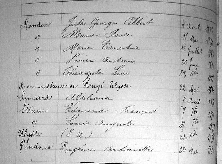 table naissances page 6