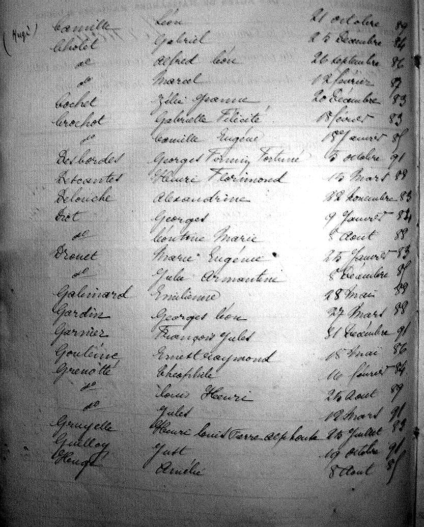 table naissances page 2