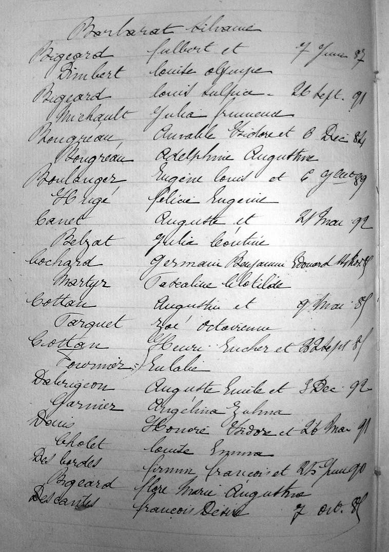 table mariages page 6