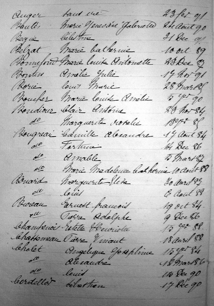 table déçès page 10