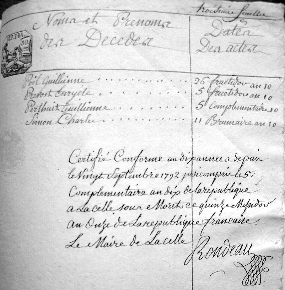 table décès page 5