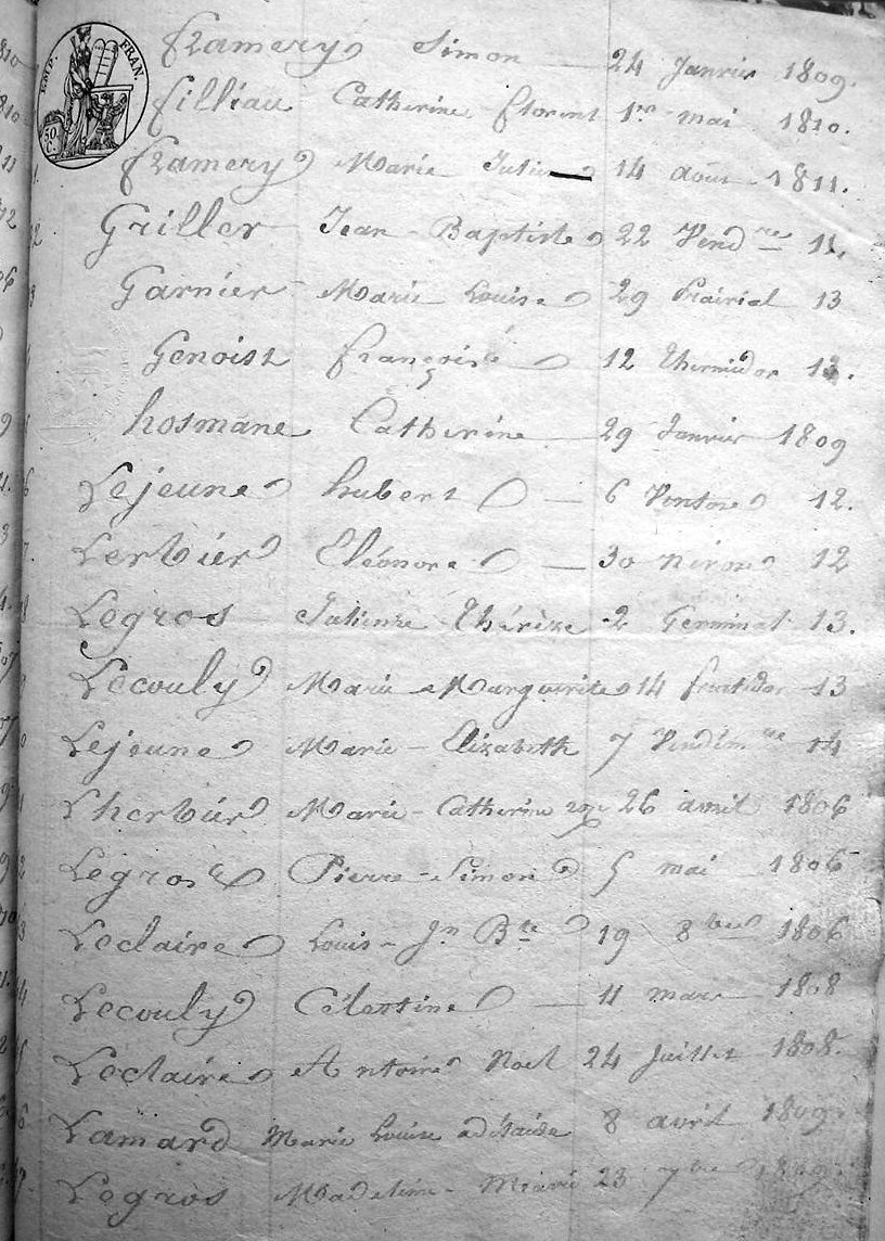 table naissances page 3